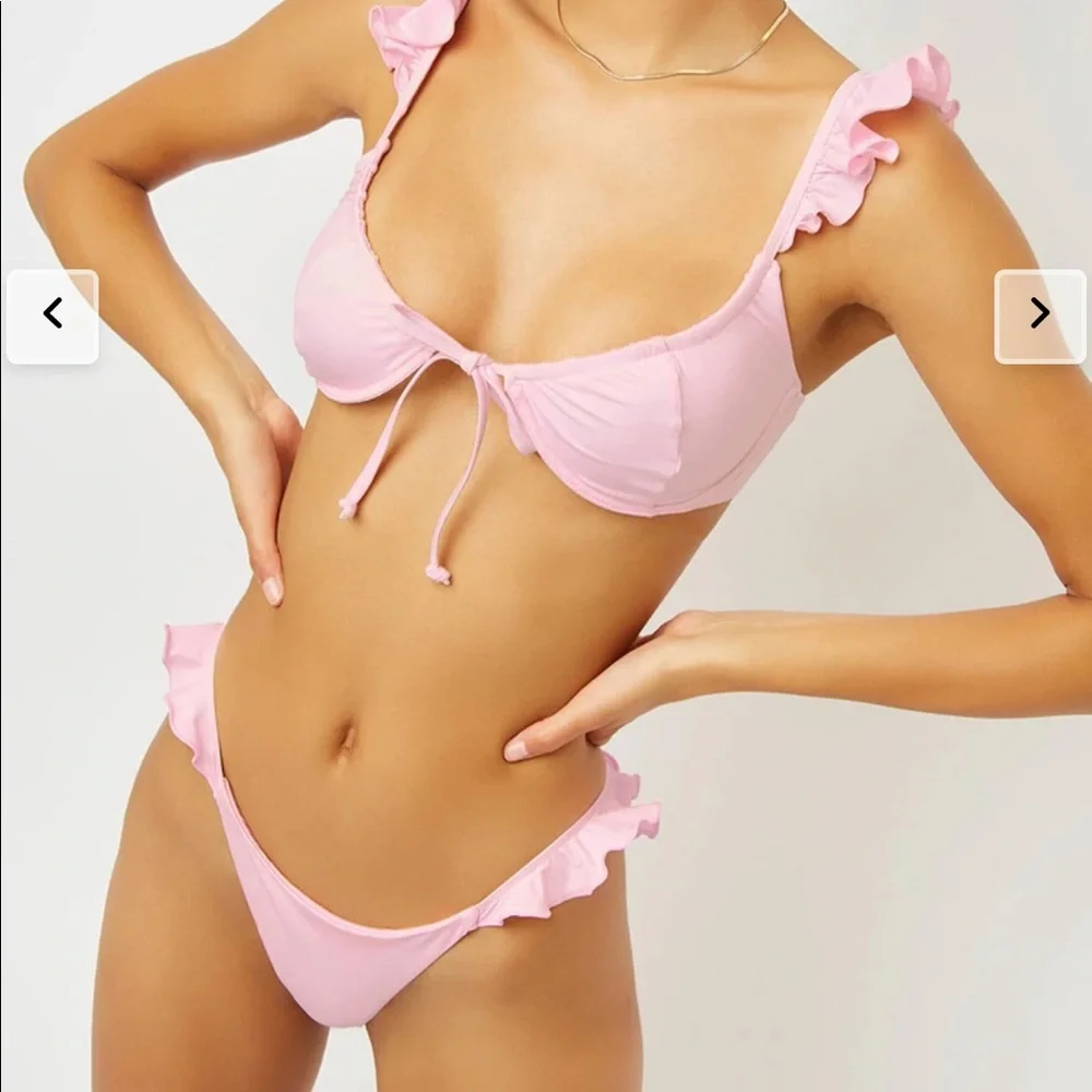 Frankies Love Bikini Top and Bottoms - Picture 1 of 2